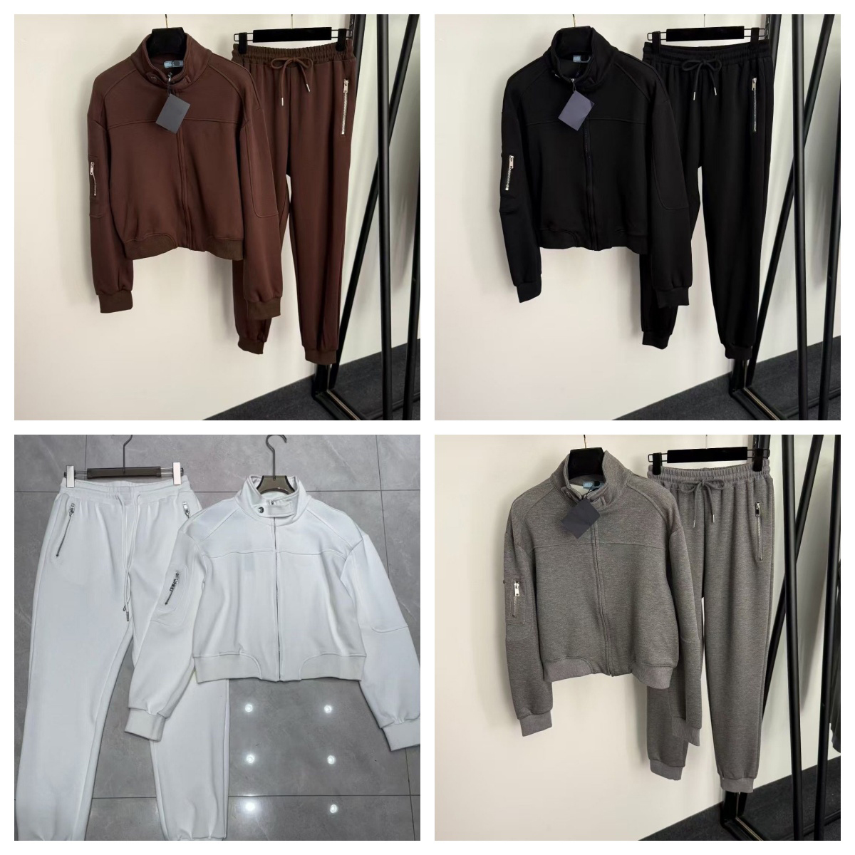 Sweatshirt tracksuits for women hoodies zipper designer jackets casual 2 piece set women graphic street loose long sleeve outdoor sportswear woman a