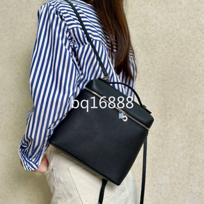 Sac à dos d'école en cuir 23cm, sac à main en cuir de vache, Double épaule diagonale croisée, sac pour femmes 330-A