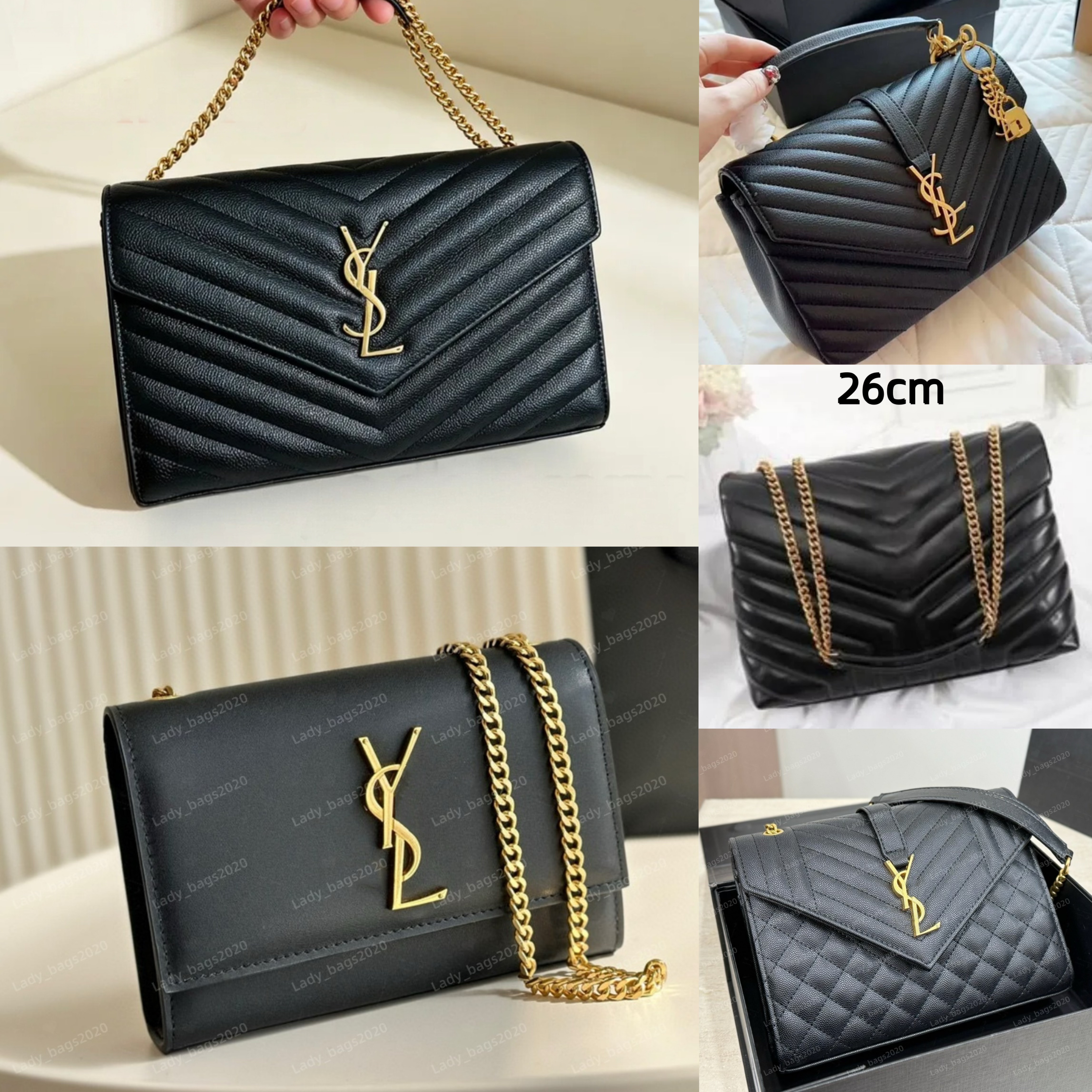 Designer Kate Bag Flap Chain Hobo Envelope Amalia Loulou Puffer Bag Icare Maxi Bags Crossbody Shoulder Niki Bag Luxury Purse Card Holder Leather Wal