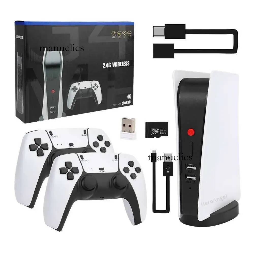 M5 1 NEW Ps5 Game Console Video Gamebox 20000 Retro Arcade Games Built In Speaker 2 4G Wireless Controller FOR Ps1/Cps/Fc/Gba Z241029