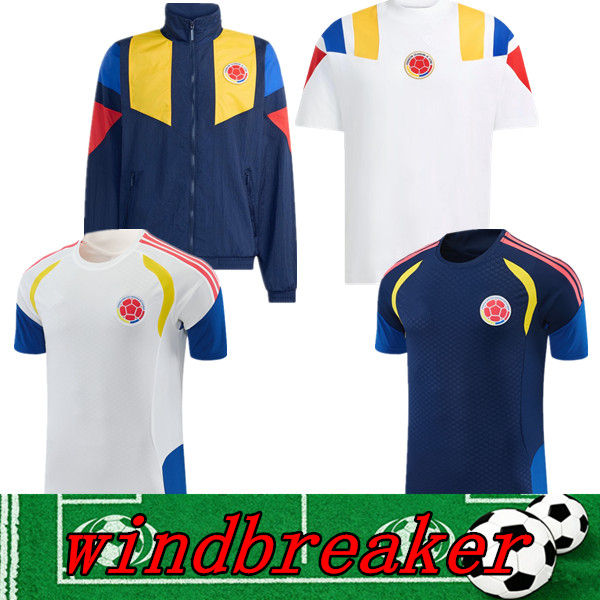24 25 26 Colombie JAMES Sweats à capuche 2026 Maillot de football de l'équipe nationale de Colombie Camisetas 100e anniversaire Copa America Surv