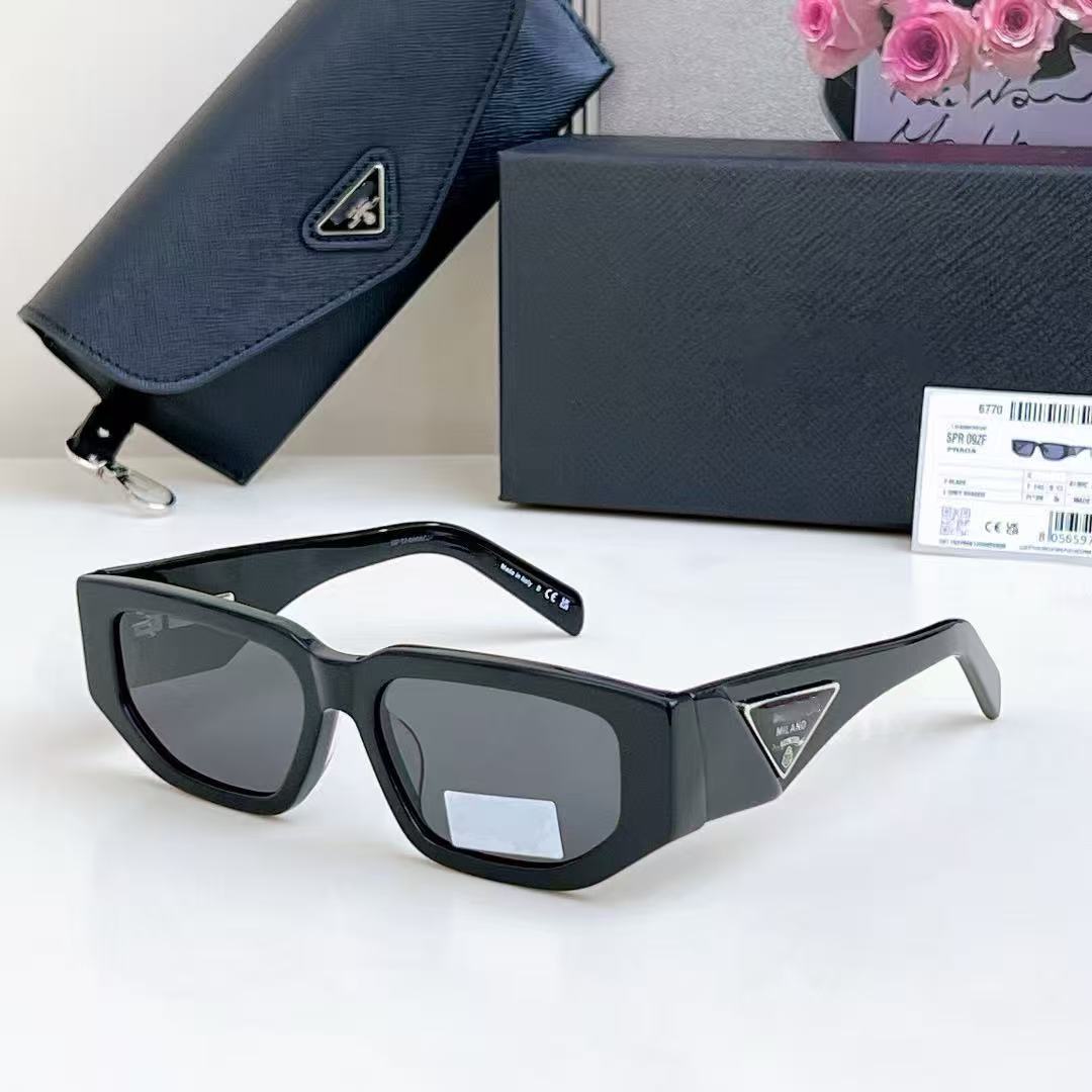 New Designer Sunglasses with box Multicolor Polarized Glasses men Sunglasses SPR09Z Women's Irregular Triangle Small Frame Sunglasses outdoor b