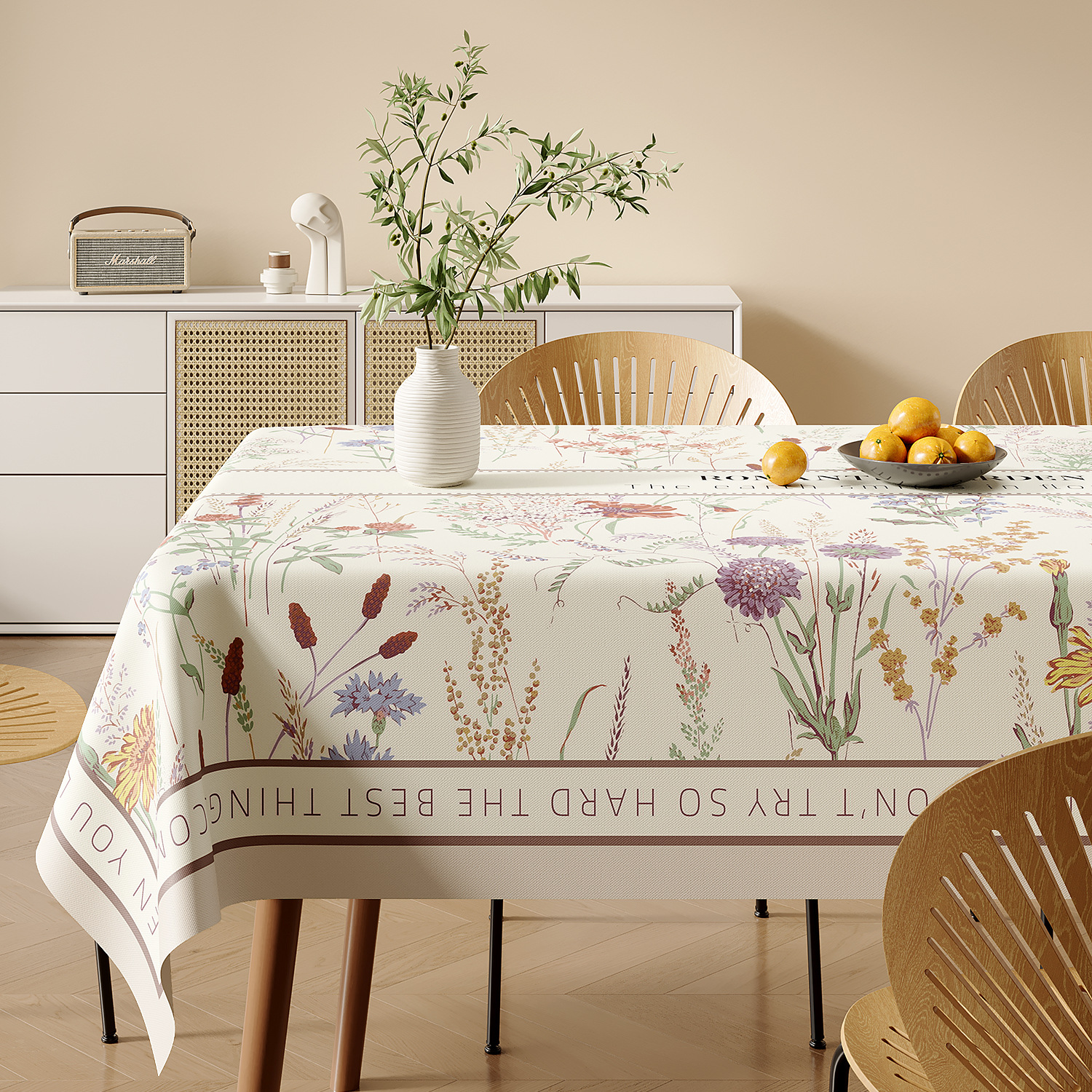 Nappe de Style campagnard américain personnalisée, imperméable, résistante à l'huile, à la chaleur et sans entretien, YL-39092