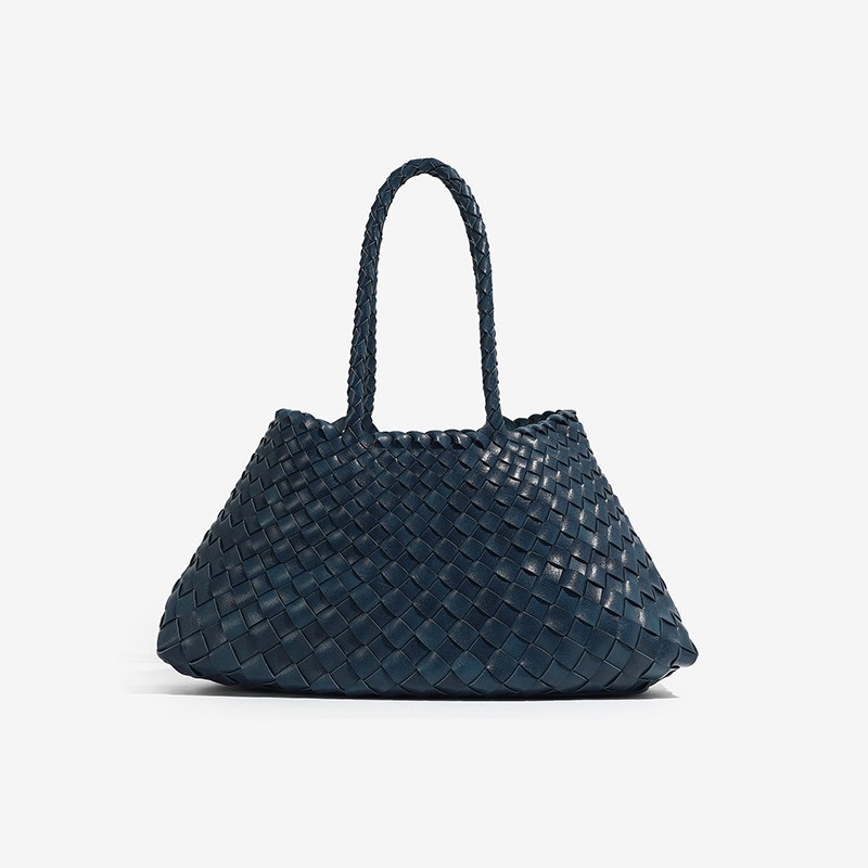 designer bag for women luxury woven bags french basket handmade large capacity tote bag women armpit shoulder simple solid color handbag daily shopp