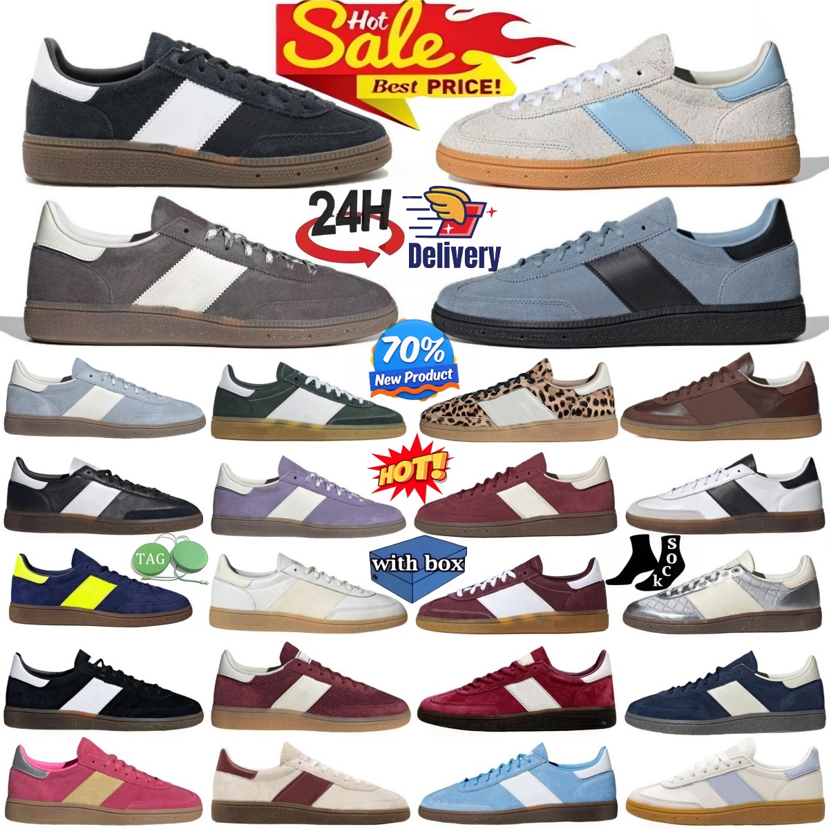 High Quality with box 2026 casual shoes designer shoes men women sneakers brown black white pink navy blue mens womens trainers classics outdoor spo