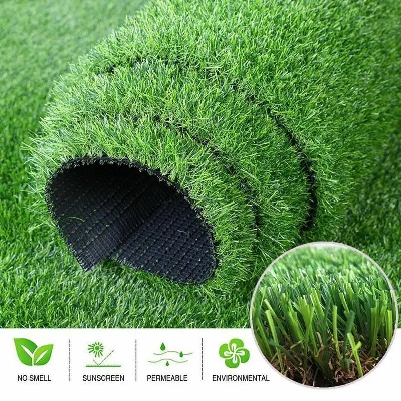 Realistic Artificial Turf Grass Synthetic Lawn Mat for Indoor Outdoor Use