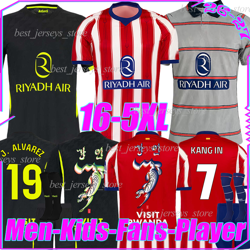 MaDriDS KANG IN Maillots de football 4XL 5XL 26/27 J.ALVAREZ ALEX B. GIULIANO LOOKMAN SORLOTH BARRIOS HJULMAND MENDOZA KOKE HANCKO RUGGERI hommes
