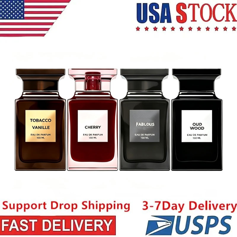 VANILLE Parfum Designer, 100 ml, Tabac, Bois de Cerisier, Livraison USA 3-7 jours, Unisexe, Vaporisateur Haute Qualité