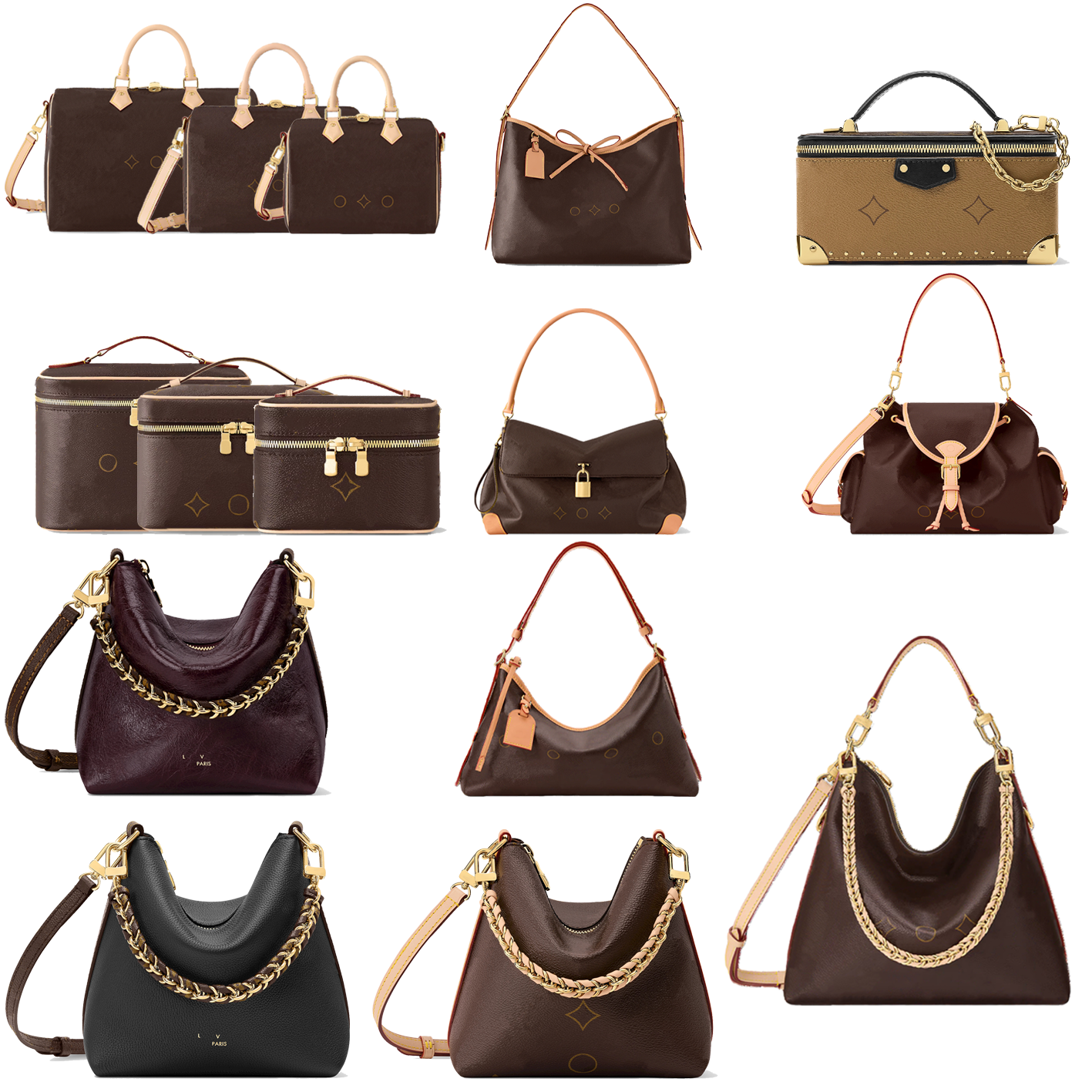 Womens New product MULTIPASS MINI leather hand bags M2A840 M3A247 M29099 CARRYALL EAST WEST Shoulder Bag M29628 M27335 M27335 LINEUP high quality De