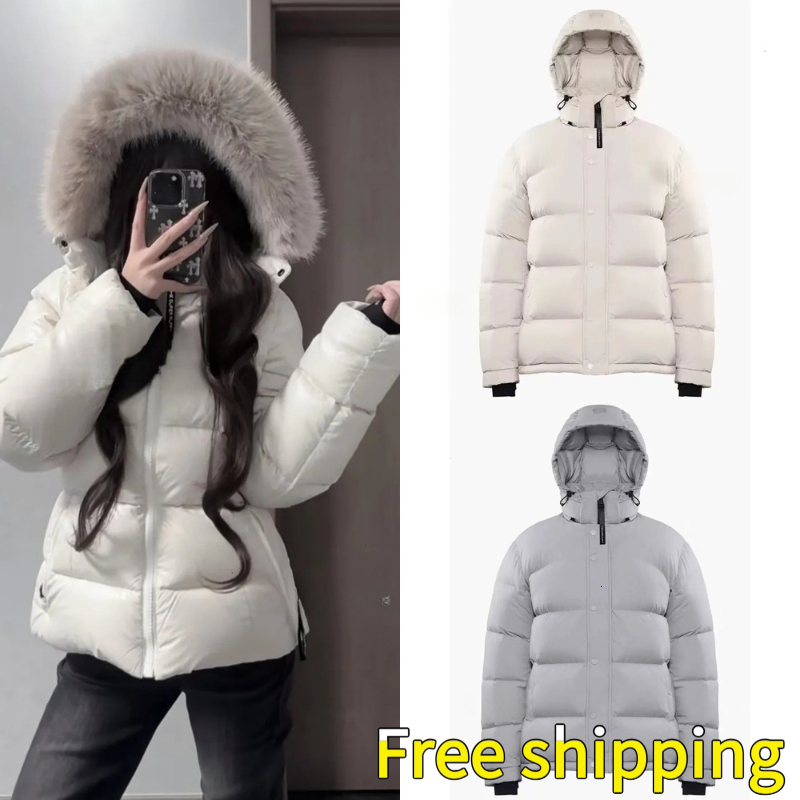 Designer Aritzia down puffer jacket women super puff short hooded vest branded waistcoat Canada down thickened extreme coId warm knee length jackets