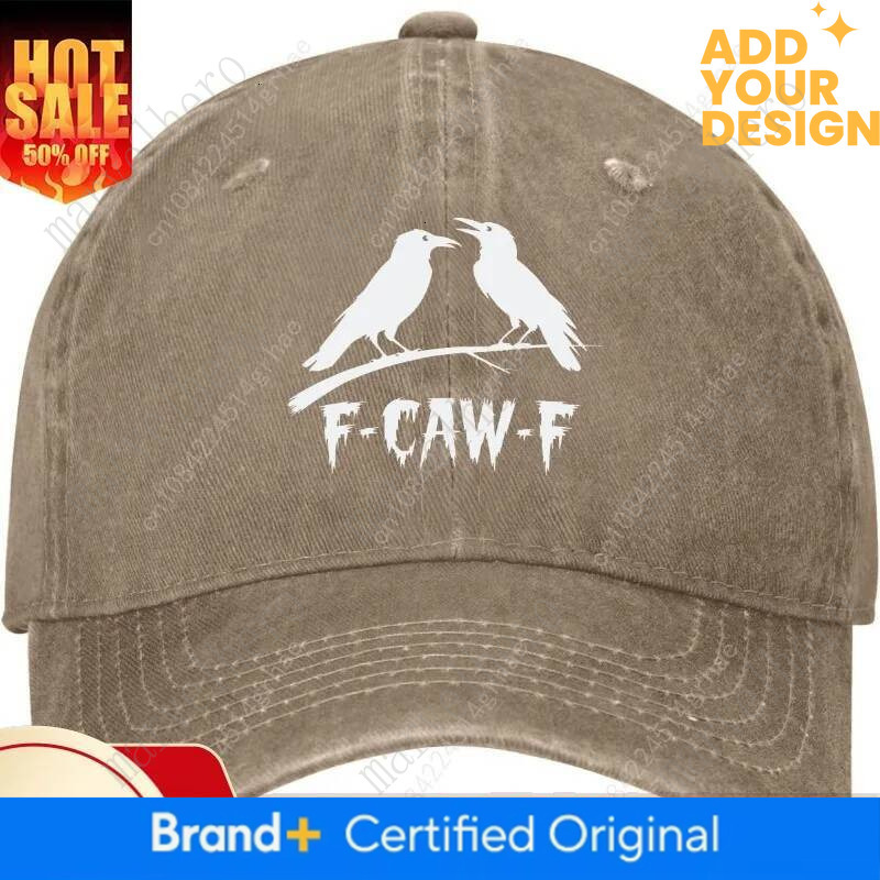 F CAW T Hat for Women Vintage Washed Distressed Baseball Caps