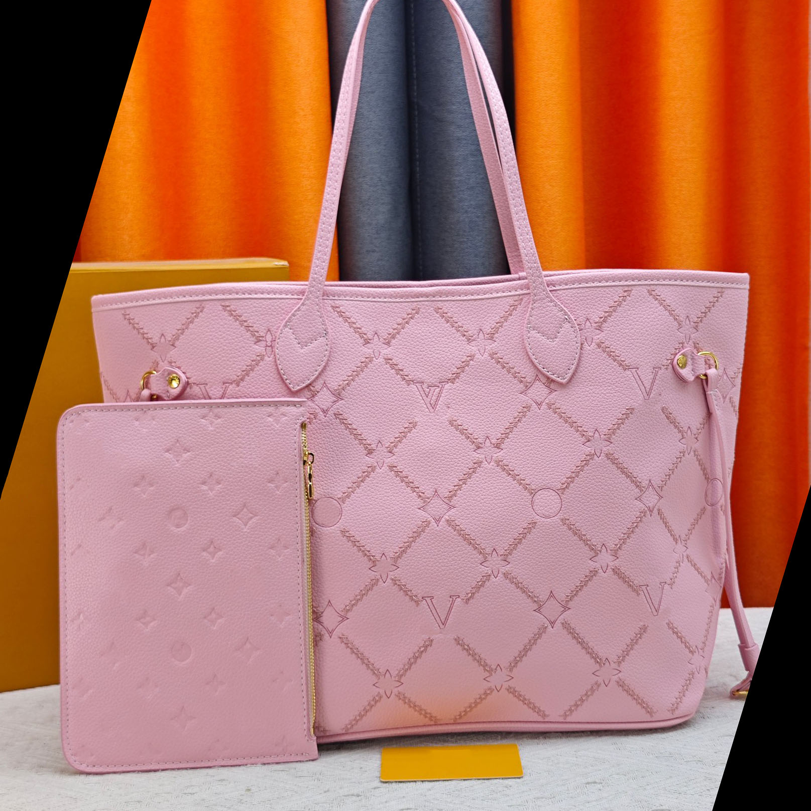 Designer Bag Tote Bag woman large Handbags leather shopping purse Women high quality Luxury Classic Flower Checked Shoulder bag handbags travel bag