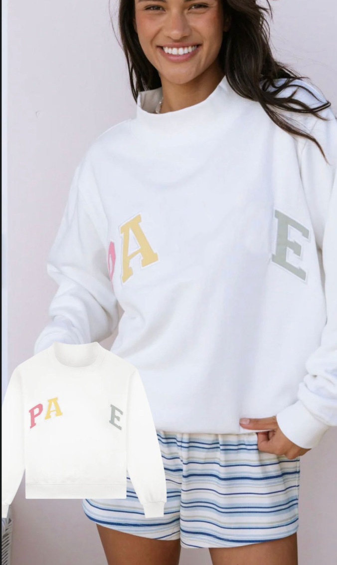 Streetwear Letter Embroidery Sweatshirt Women Loose O-neck Cotton Long Sleeve Pullover Vintage American Style Sweatshirts Tops