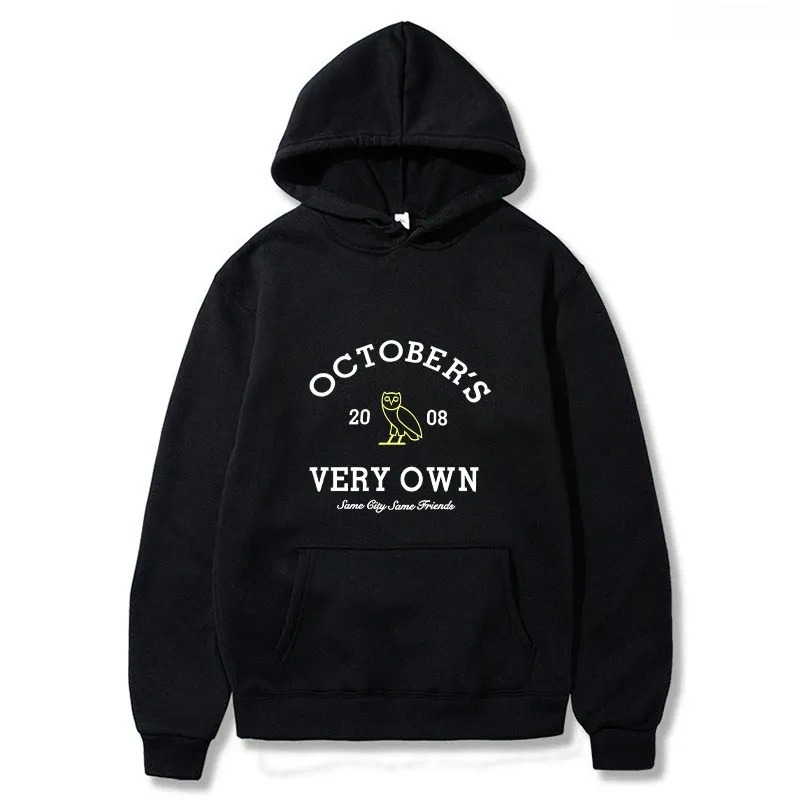 Men's Hoodies October's Men Very Own Printed Long Sleeve Sweatshirts Women Casual Harajuku Sportwear Hoodied Pullovers Sudaderas