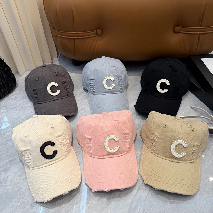 Casquettes de designer Classica Letter Ball Hat Chapeaux de luxe Chapeau neutre Chapeaux en toile Chapeau décontracté Casquette de baseball solid