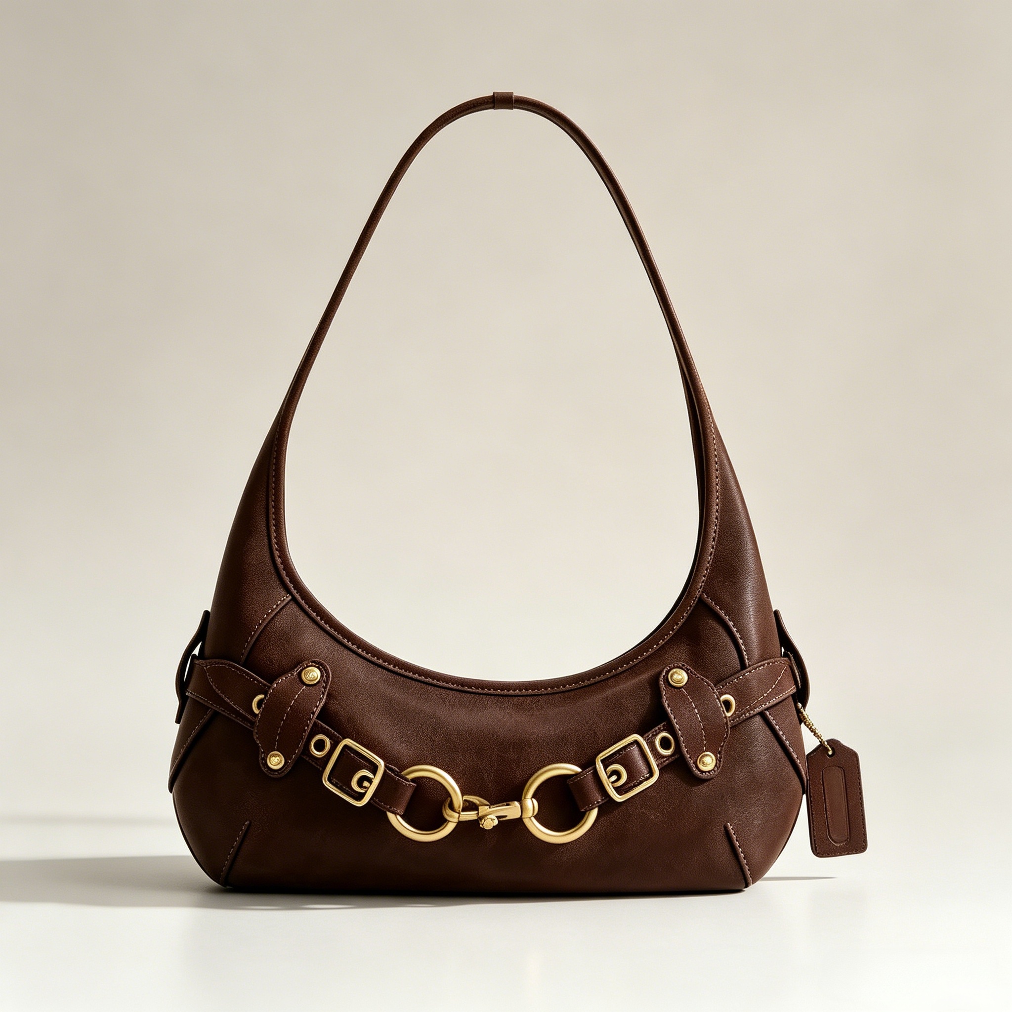 Ergo 1:1 Designer Bag Luxury Bag Shoulder Bag Underarm 2026 Trends 10a With Metal Buckle Belted Ergo Right Logo