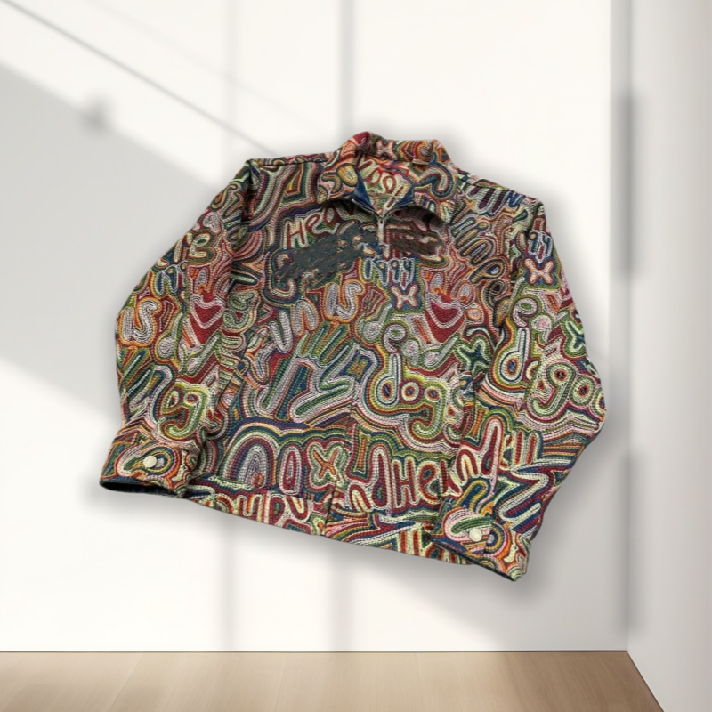 Sweat-shirt graphique tendance mettant en vedette le travail d'un artiste de rue