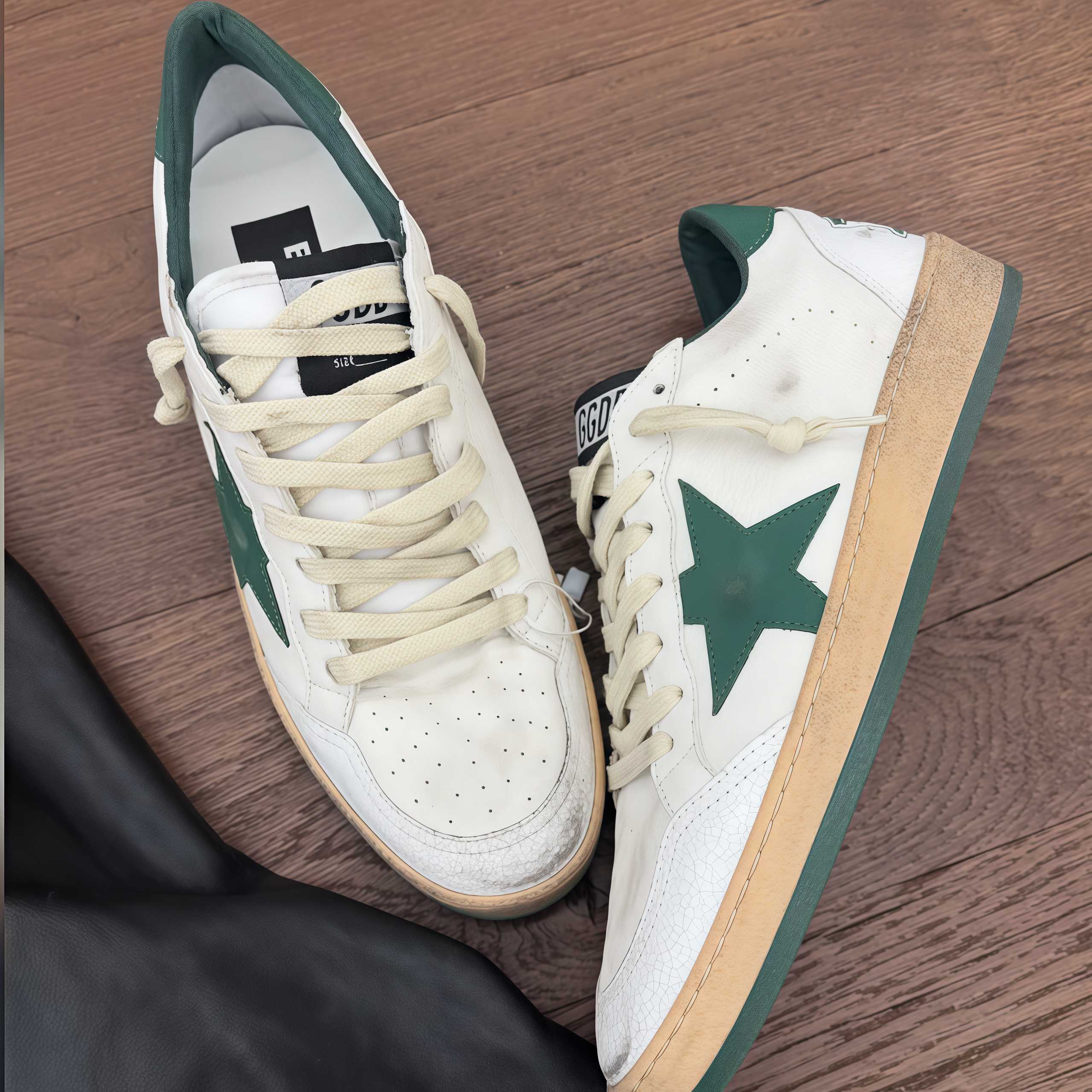 multi color distressed ball star low top sneakers vintage lace up unisex flat casual board shoes for street travel daily commuting lifestyle