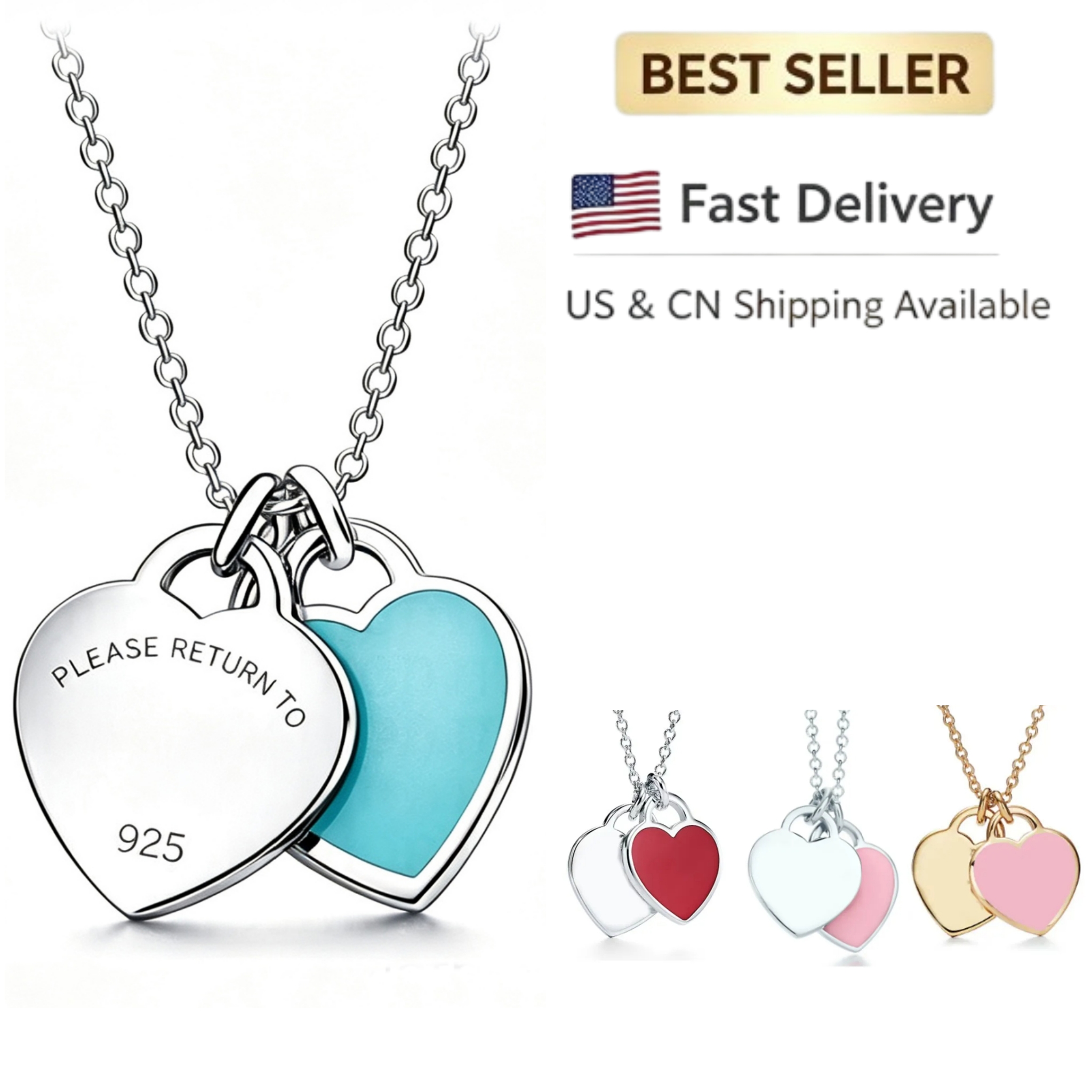 Necklace designer necklace luxury jewelry designer jewelry women diamonds love metal chain thin letter pendant charm necklaces Christmas Day gift br