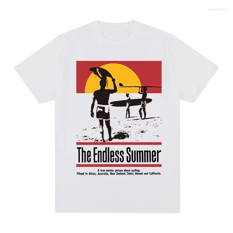 Men's T Shirts 2026 THE Endless Summer Vintage T-shirt Surf Movie Step Into Liquid On Any Sunday Tees Men Women Casual Short Sleeve O-neck