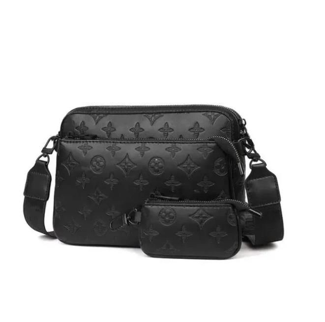9A Designer man bag men 3pcs TRIO Corssbody Handbag Men Leather Messenger Bags Luxury Shoulder Bags Bags Designer Handbag Luxurys Mens Clutch Backpa