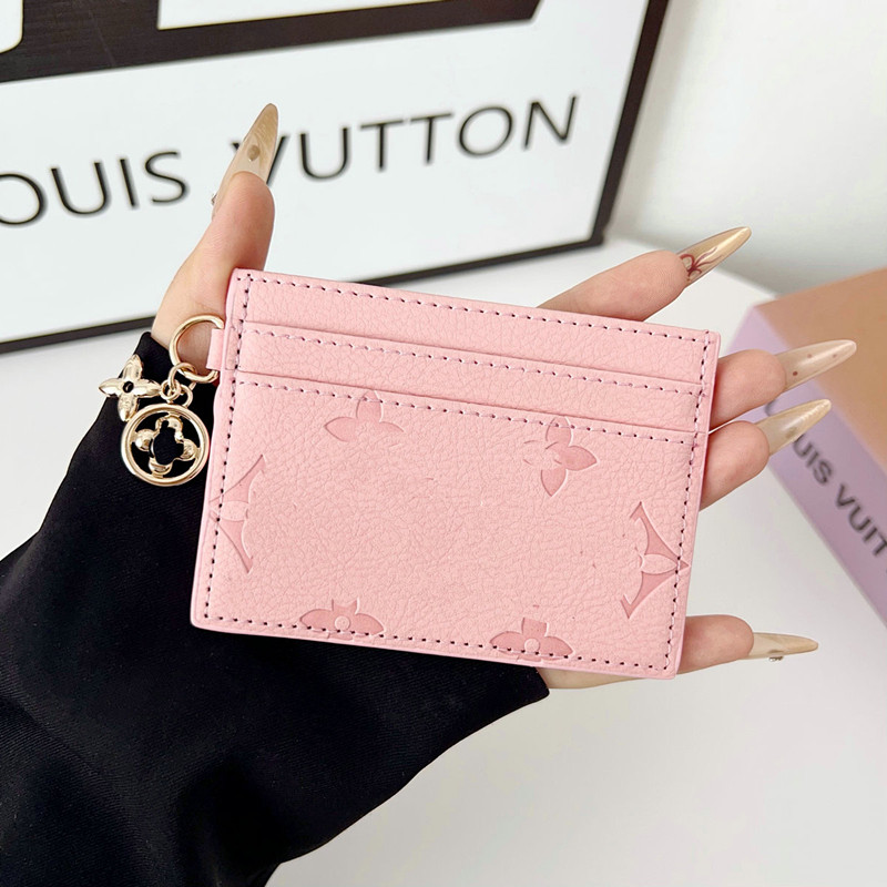keychain wallet designer card Keychain For Women Bag Charm designer Keyring Mens Key Chain Leather Wallet Keychains Luxury Mini Purse Bag Pendant