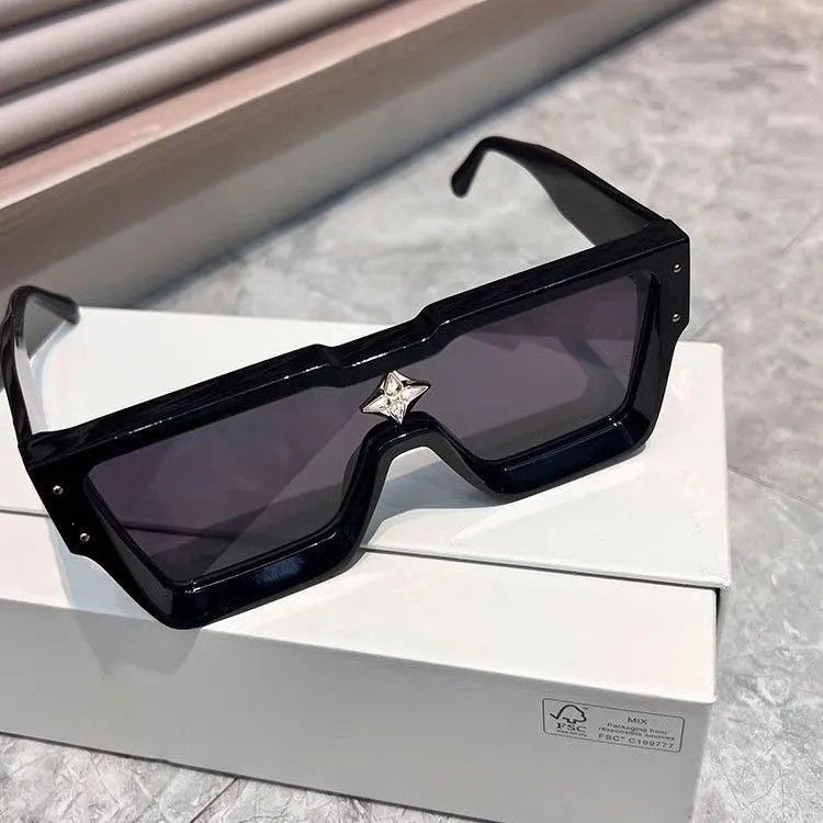 Cyclone Sunglasses Designer Sunglass yeglass Luxury Women Men Glasses Black Gold Sun glass UV400 lens Designer Unisex sun glasses