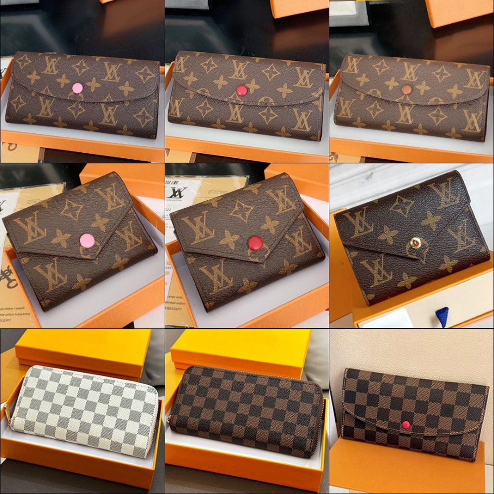 High Quality Designe Purse Trends Retro Minimalism bag Classic Old Flower Purse Women Retro Clench Clamshell Capacity Multi Card Wallet Handbag