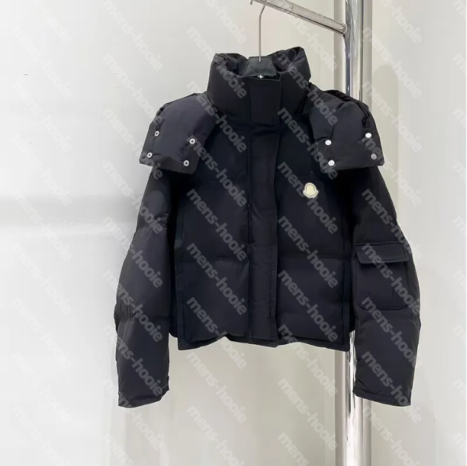 Women's down jacket designer jacket hooded sweatshirt women's coat fashionable hooded down jacket women's slim fit windbreaker short