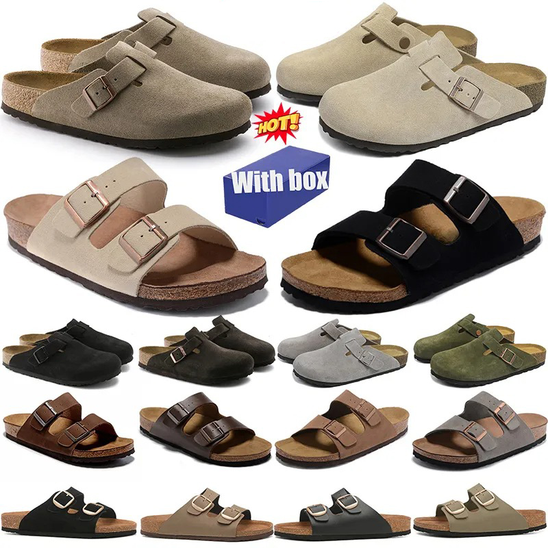 designer birkSlippers sandals clogs slipper shoes mules clog sliders for mens womens sandles slides casual Buckle sandales sandalias 36-45
