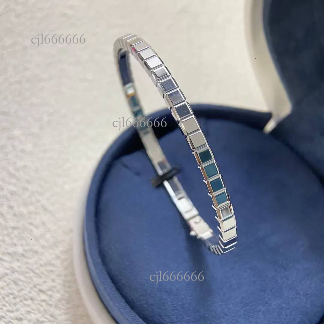 Chopars Jewelry Designer Brand Luxury Chopardity Bracelets Fashion For Woman Men Bangle Smooth Surface Rock Sugar Cube Chopardlys Bracelet With Ice