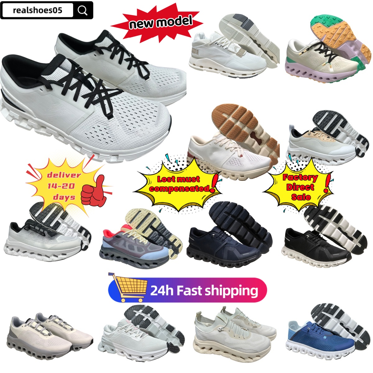 Black Friday Discount Chaussures de course Hommes Femmes En plein air Casual Randonnée Entraîneur Hommes Femmes Sport Sneaker Graphite Oyster Crè