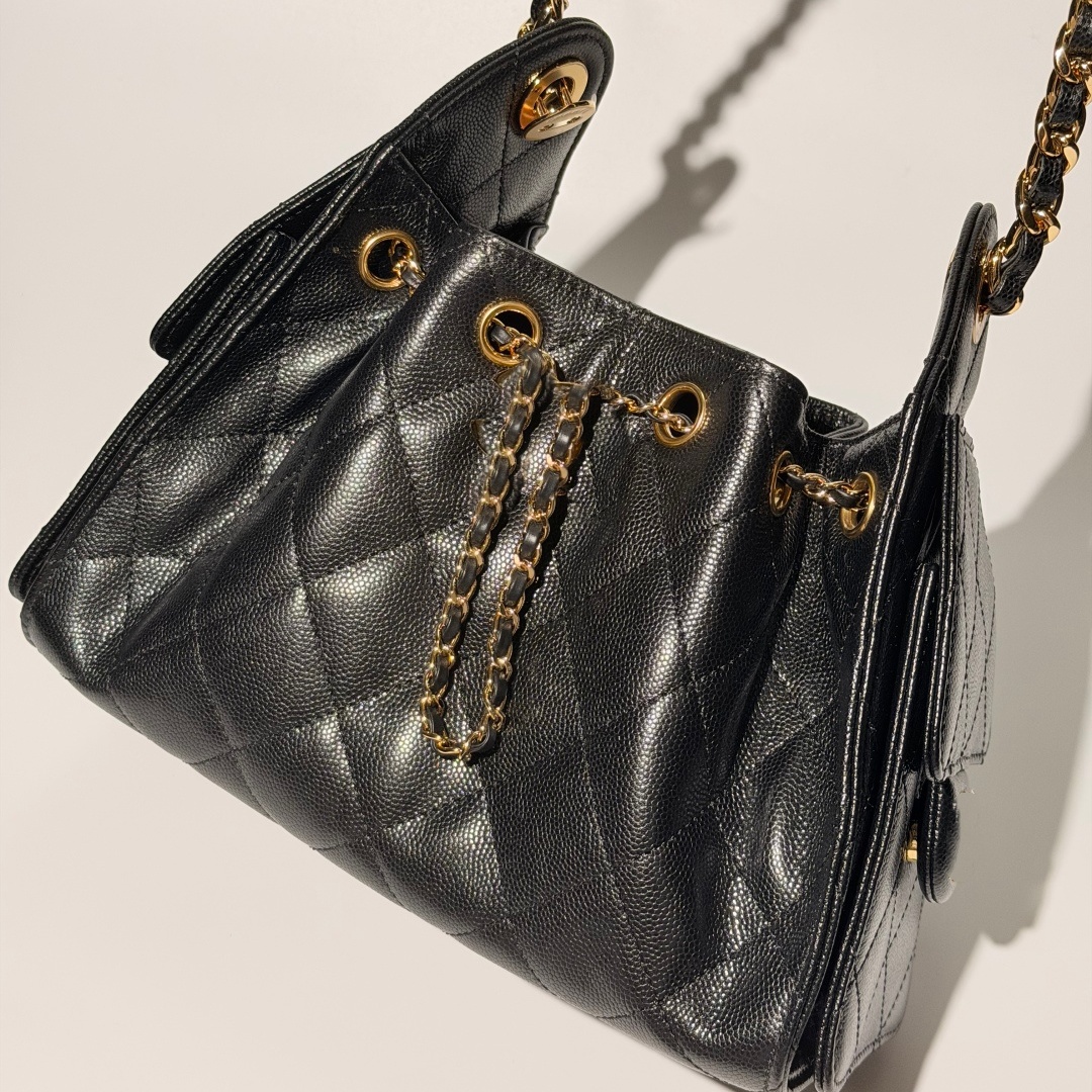 15A master quality designer 25 bags handbag women shoulder purse mini shopping bags grained calfskin leather handbags small purses luxury drawstring