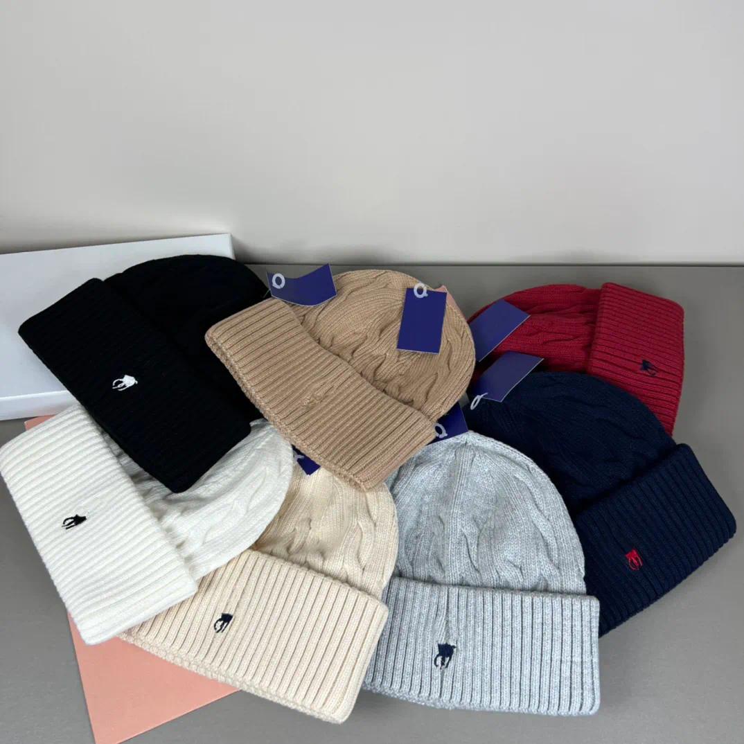 Beanie Designer Bonnet Couples Simplicity Winter Classic Y2K Knitted Hat Warm Fashion Trendy Dressing