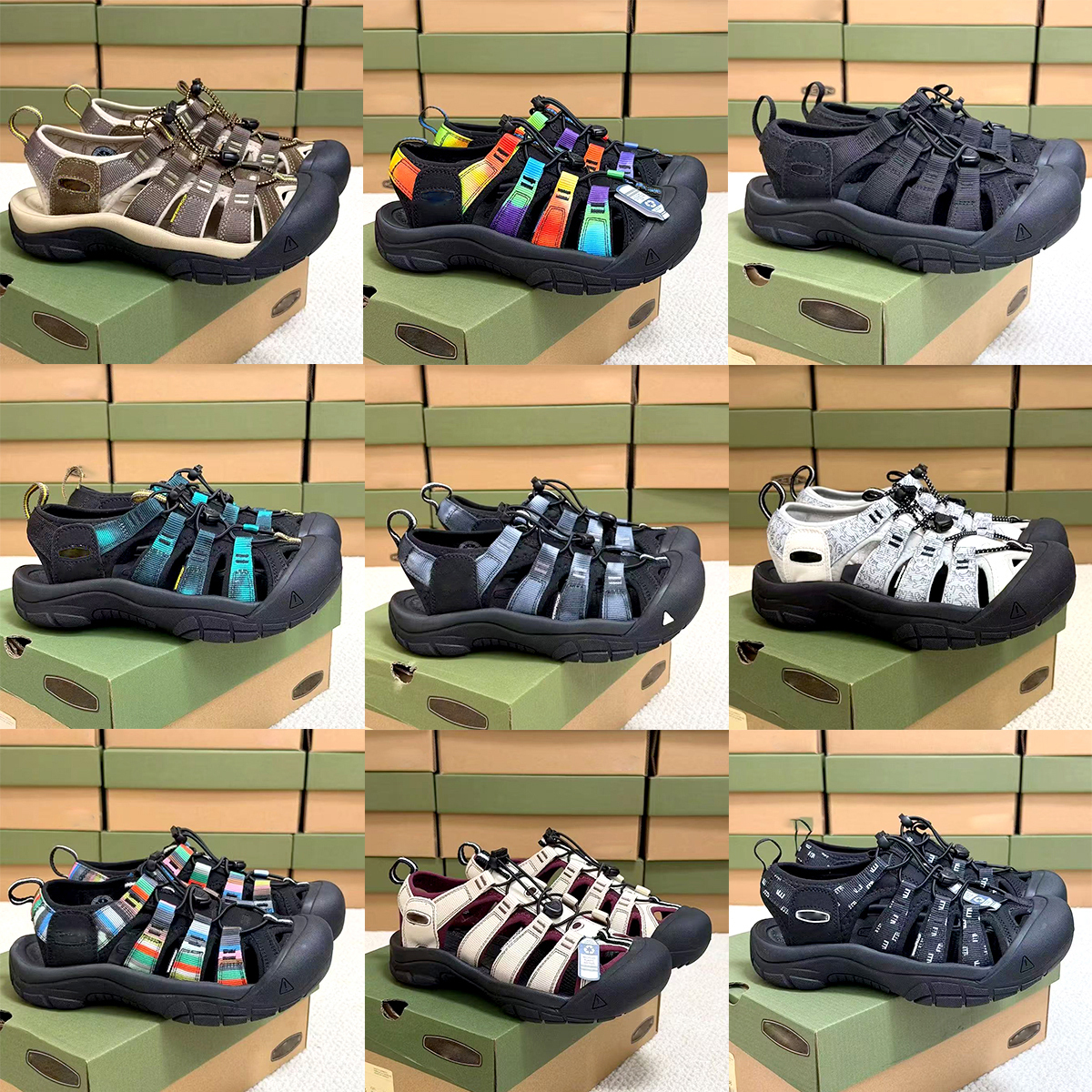kee Newport Retro sandal Whisper sneaker mountaineering hike sandale Designer Summer Walking Soft luxury outdoor casual shoe men women wade trainer