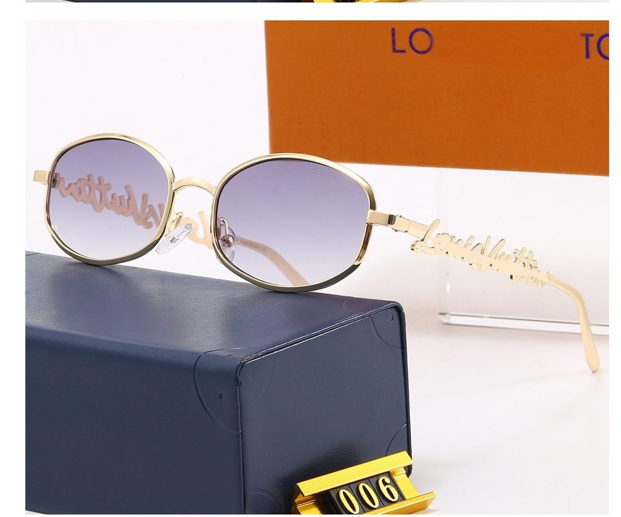 Script Metal Round Sunglasses luxury womens designer sunglasses Z3171U drive beach casual fashion sunshade eyeglasses high quality UV400 Protection