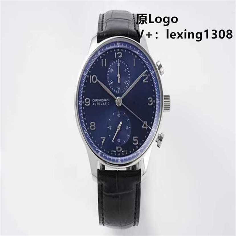 Luxury Watch Designer Watch High Quality Watch model ZF Portugal Seven Chain Pilot Leather Strap Mechanical Mens Wristwatch{category}