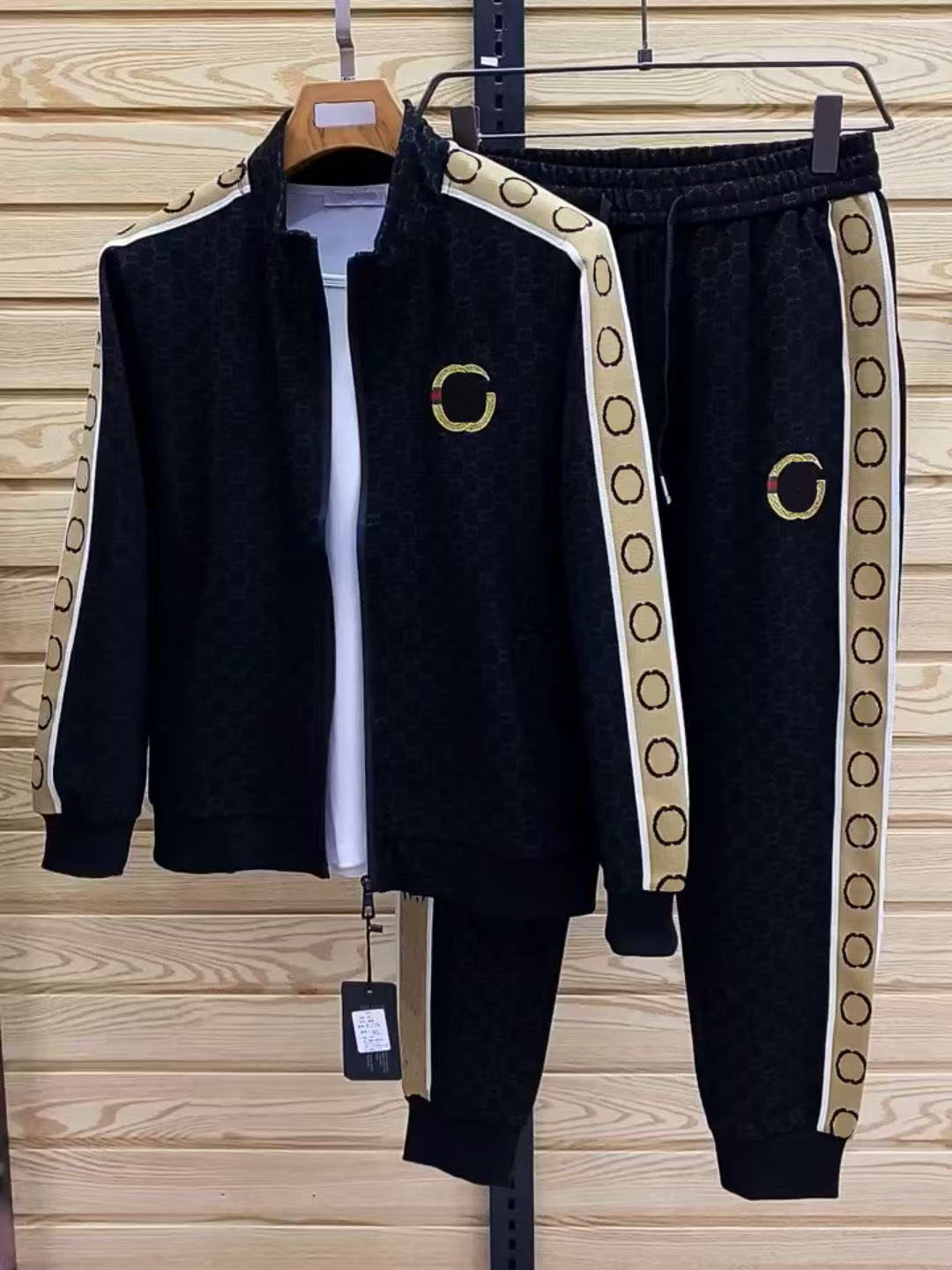 26SS Designer Spring/Fall New Men's Hoodie Sets, High-Quality Letter-Printed Men's Jackets, Men's Casual Pants, Asian Sizes M-6XL