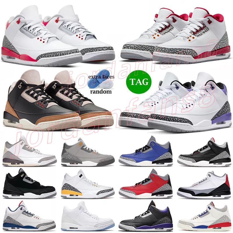Chaussures de basket-ball 3 3S Baskets de sport Hommes Black Cat Puere Money Saint Valentin Ligne de lancer libre Argent métallique Pour l'amour
