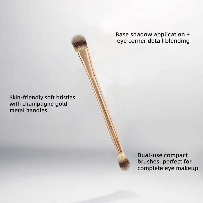 Makeup 5 In 1 Travel Brush Set Soft Synthetic Bristles Face Eye Blush Shadow Brushes Portable Leather Pouch Gift Ready Cosmetic N260821
