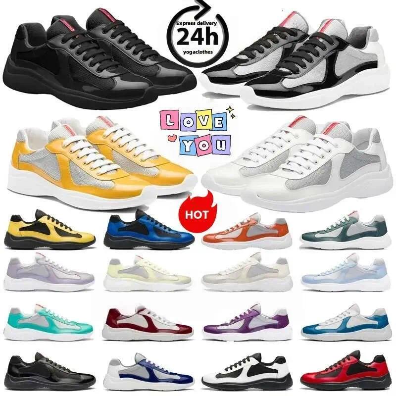 Designer American cup Casual low red Sneakers Luxury Trainers Americas sneaker Rubber Fabric Outdoor Comfortable Walking Shoes Size 39-47
