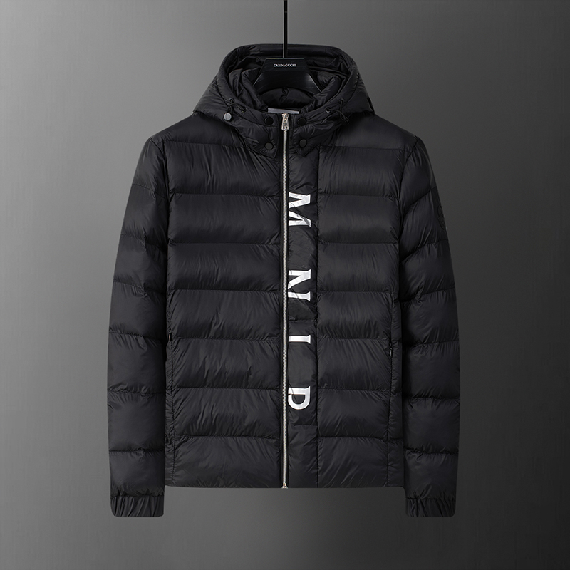 Designer puffer jacket | Stylish Men's Insulated Down Jacket Hooded Design | Versatile Use from Skiing to Everyday Wear