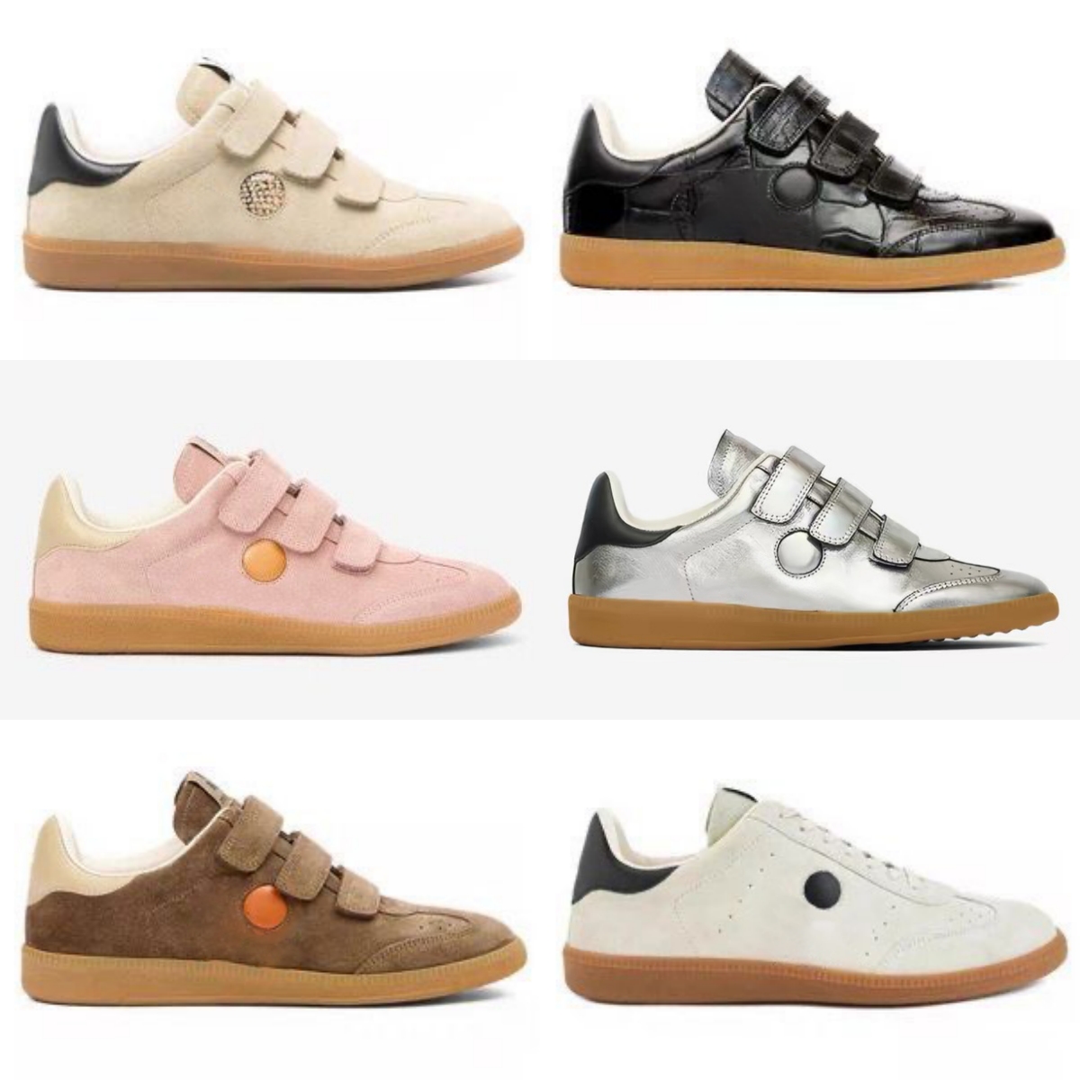Luxury Designer iisabell Shoes Mens High-quality Lace-up Hook&Loop marrann Sneakers Womens Flat Rubber Trainers Size 36-44