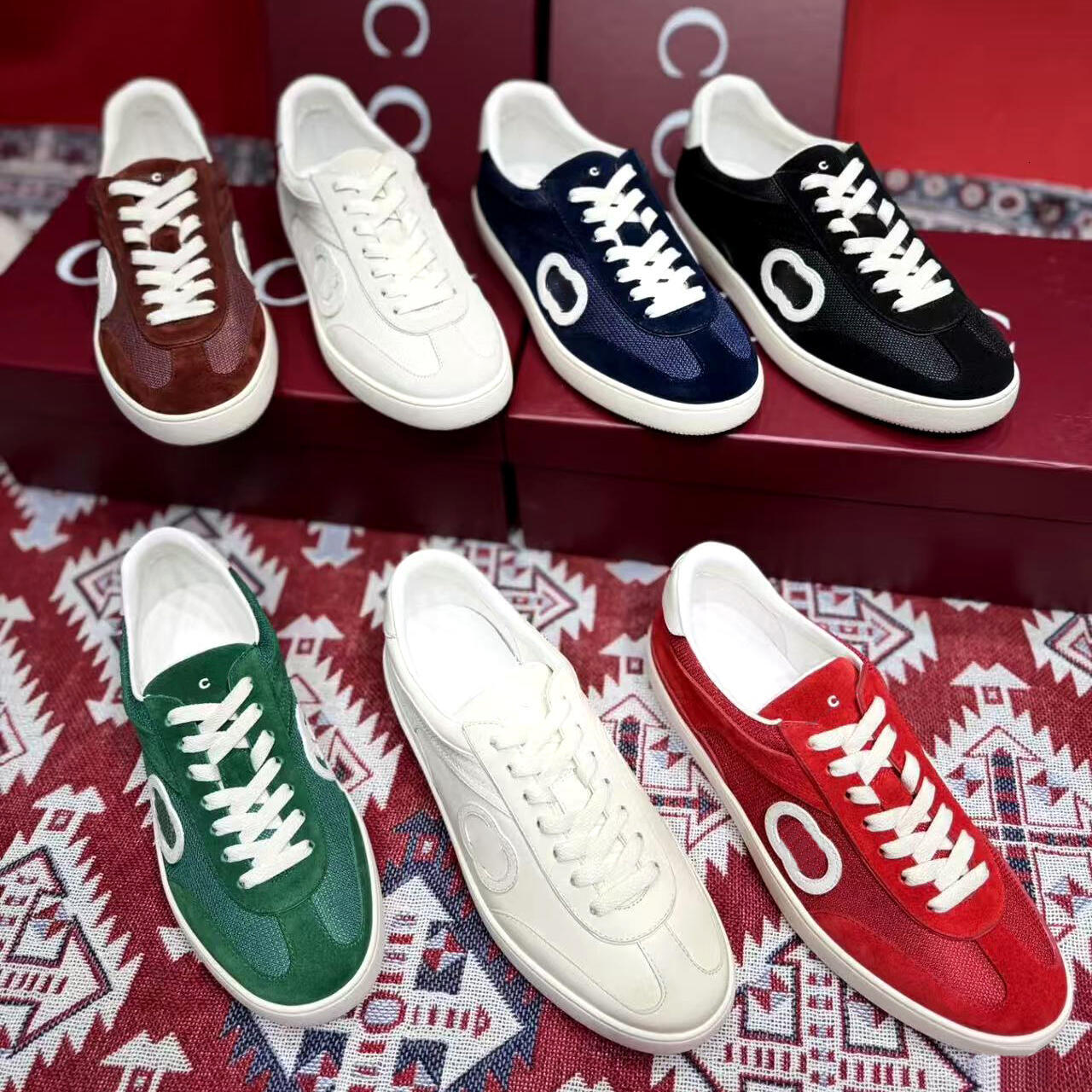 Summer tennis shoe casual run G75 2026 New Men golf basketball dress Outdoor Sneaker women Classis Sport Shoes Suede luxury Designer print travel Fl