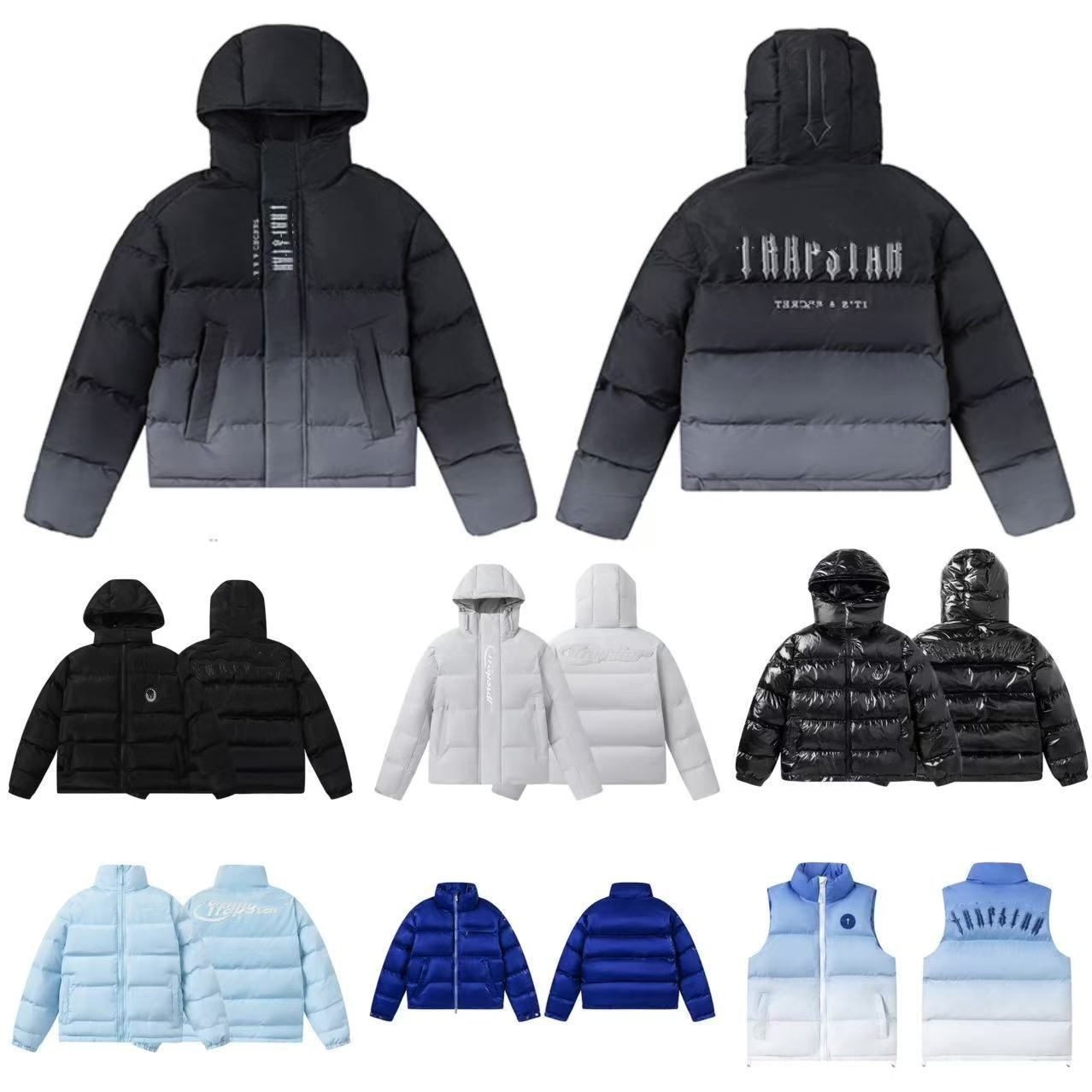 Winter Jacket Men Designer Jacket Down Parkas Down New Embroidered Letter Puffer Jacket Stand Up Collar Hoodie Trendy Explosive Casual Cotton Wear J