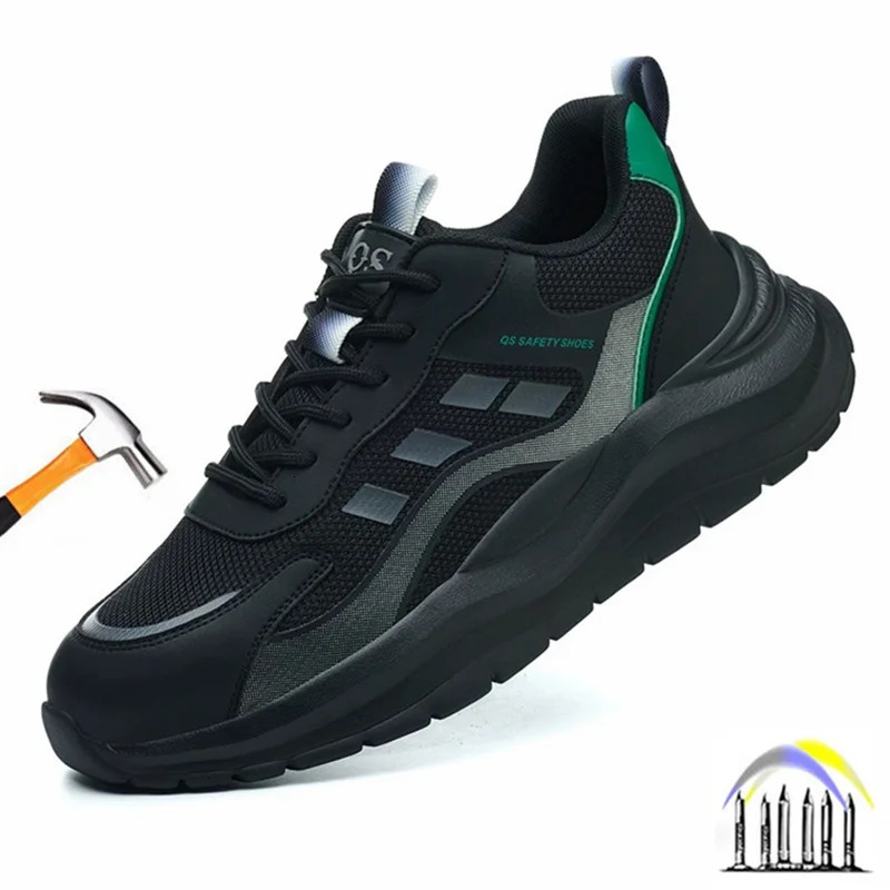 Stalen neusschoenen voor heren dames comfortabele lichtgewicht werkveiligheidsschoenen Anti-lek veiligheidsneus sneakers werkbeschermingslaarzen 260