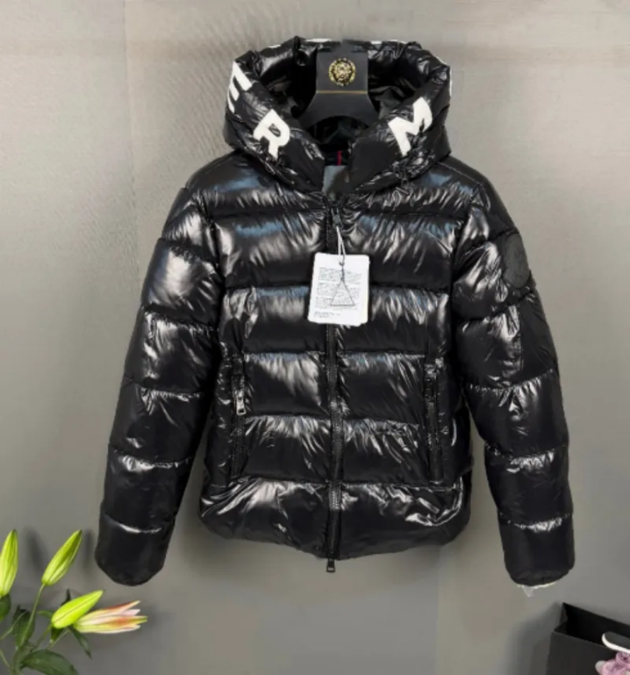 Luxury Designer Womens puffer Parka Embroidery Badge Classic Winter Jacket Mens Block Color Standing Neck Knit Splice Lightweight Winter Warm Windpr