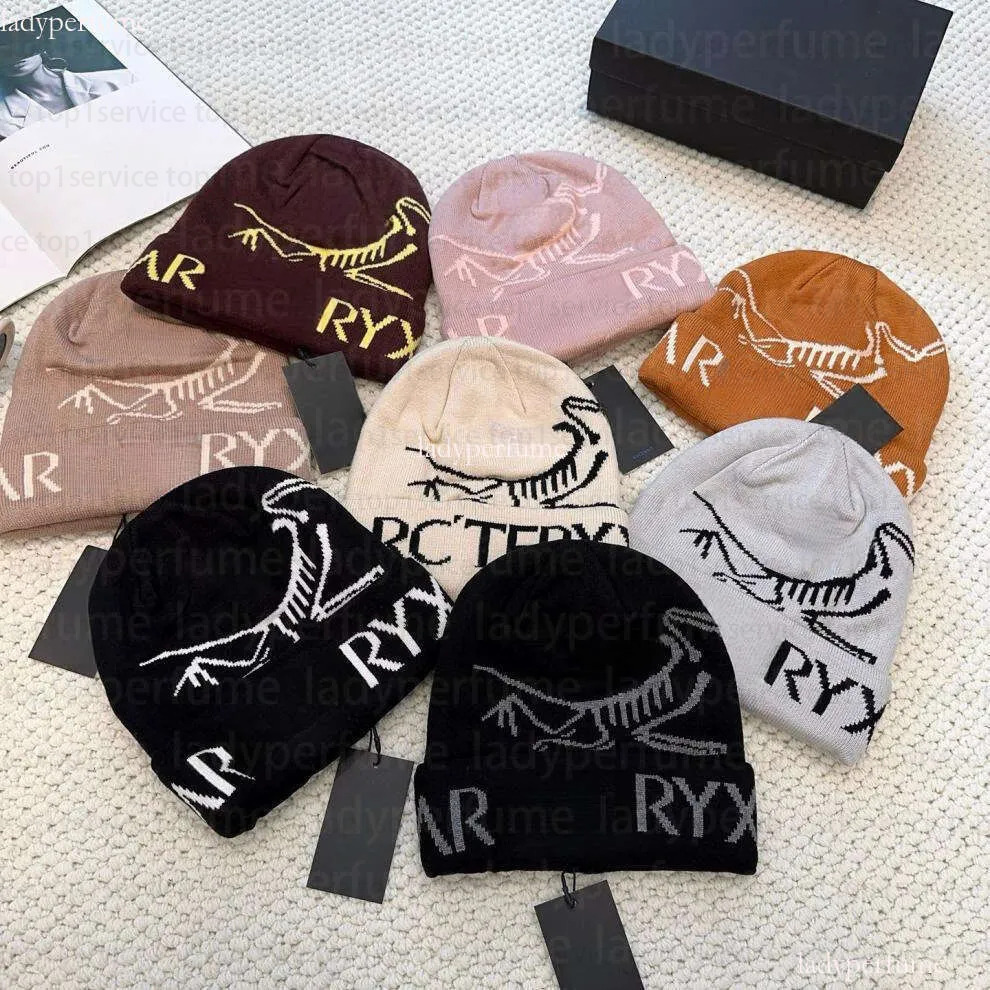 Designer Arc Knitted Arcteryxlyity Beanie Hat With Embroidery For Winter Soft Thick Material Ideal For Outdoor Hiking And Daily Commute Arcs Comfort