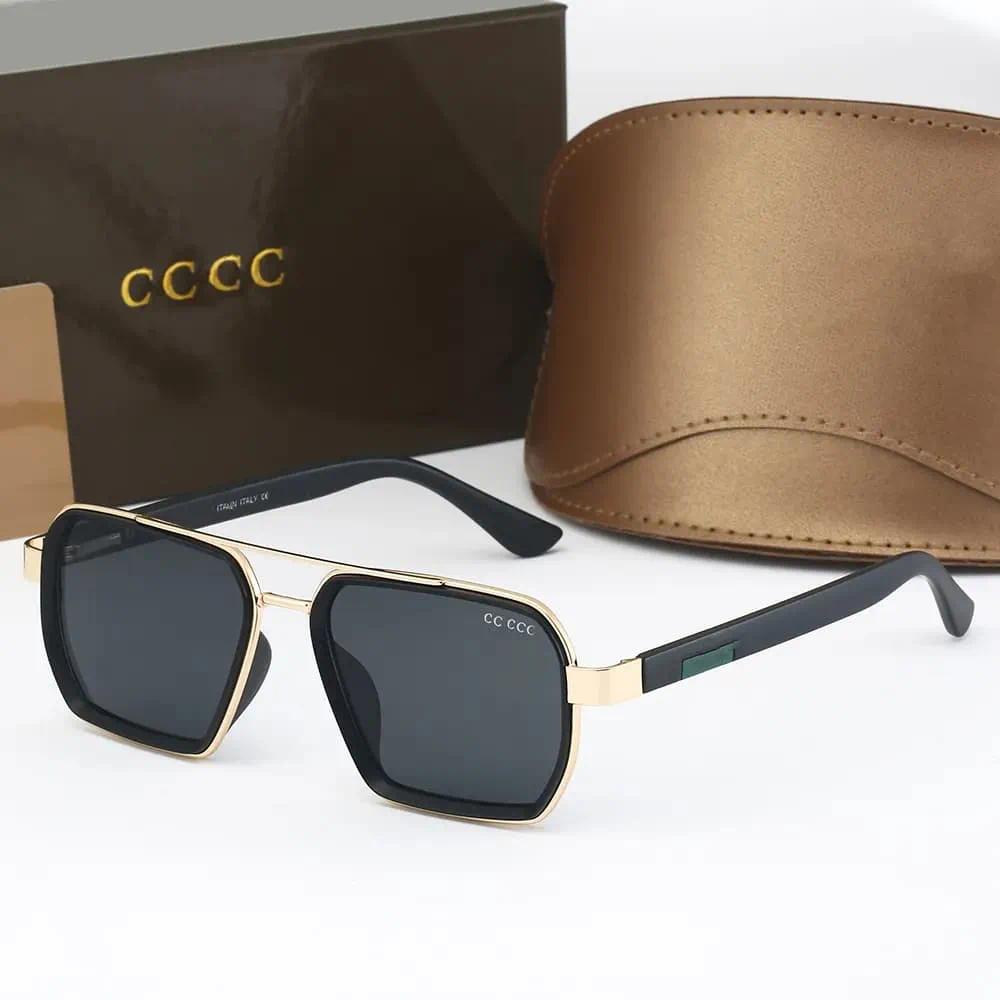 Nouveau Designer Top qualité cadre carré en métal mode Double faisceau Style conduite en plein air vacances lunettes de soleil