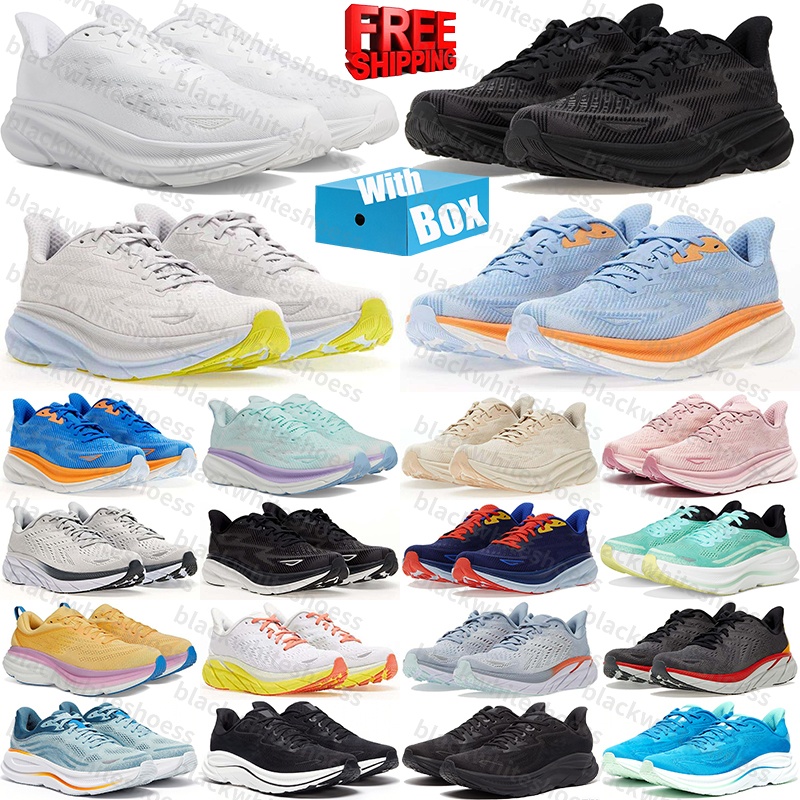 Free Shipping With Box Designer hokaswomen hokaes hokatrainer hokasmen hokad Clifton Bondi 8 9 10 sneakers Sports Running Shoes mens trainers womens